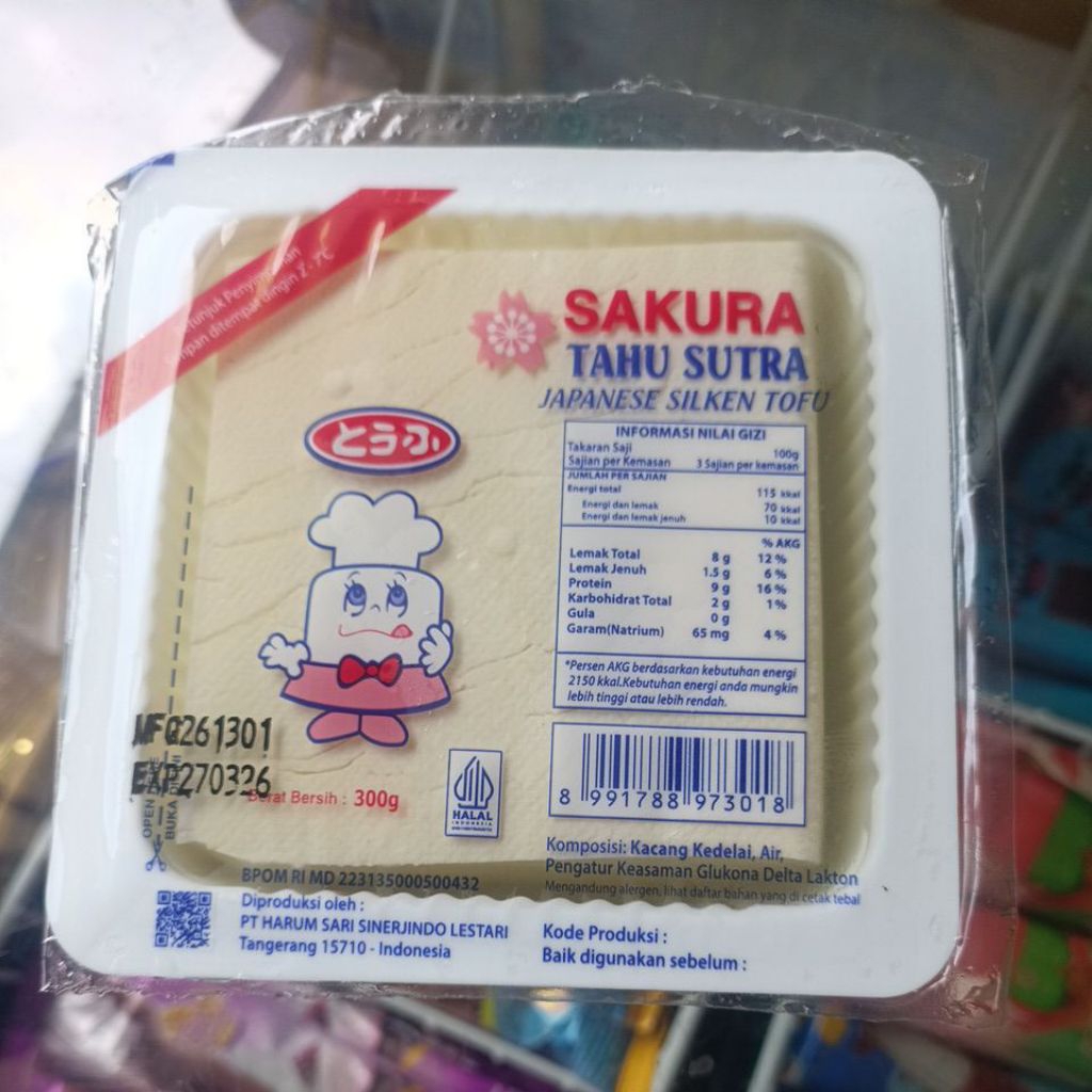 Tahu sakura sutra silken Tofu