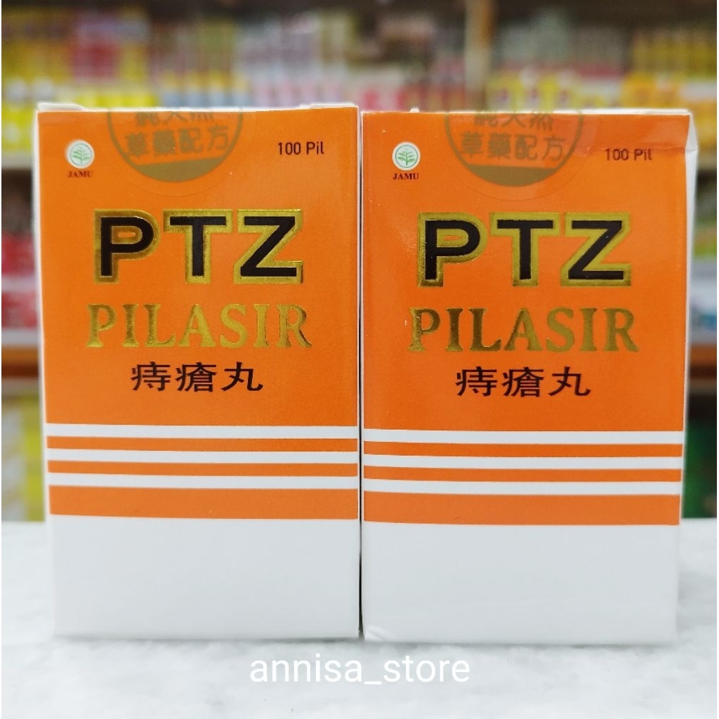 PTZ Pilasir Obat Wasir China Obat Ambeien BAB Berdarah Pien Tze Huang Hemorrhoid Pills
