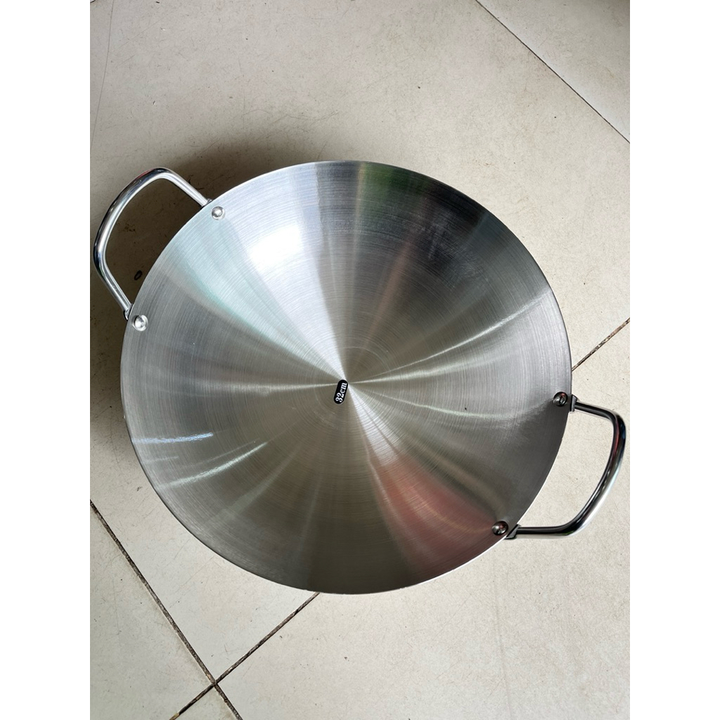 WAJAN STAINLESS TEBAL SUS 304 UKURAN