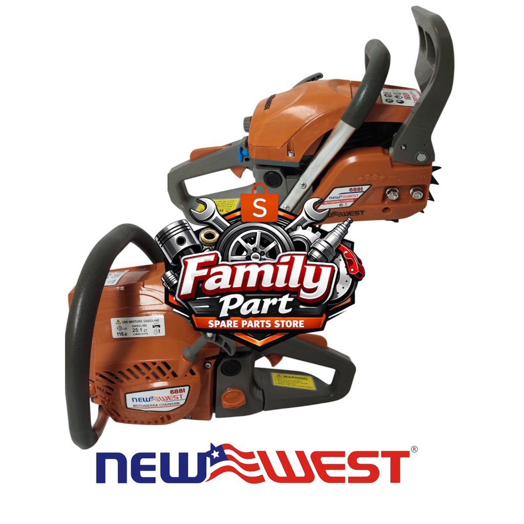 Terbaru Chain Saw/Engine Mesin Senso 688i Bar 22 New West Asli