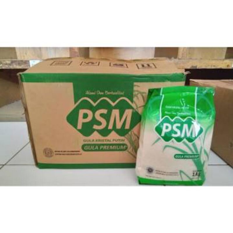 Gula  kemasan 1 kg @ 20 bks / 1 dus