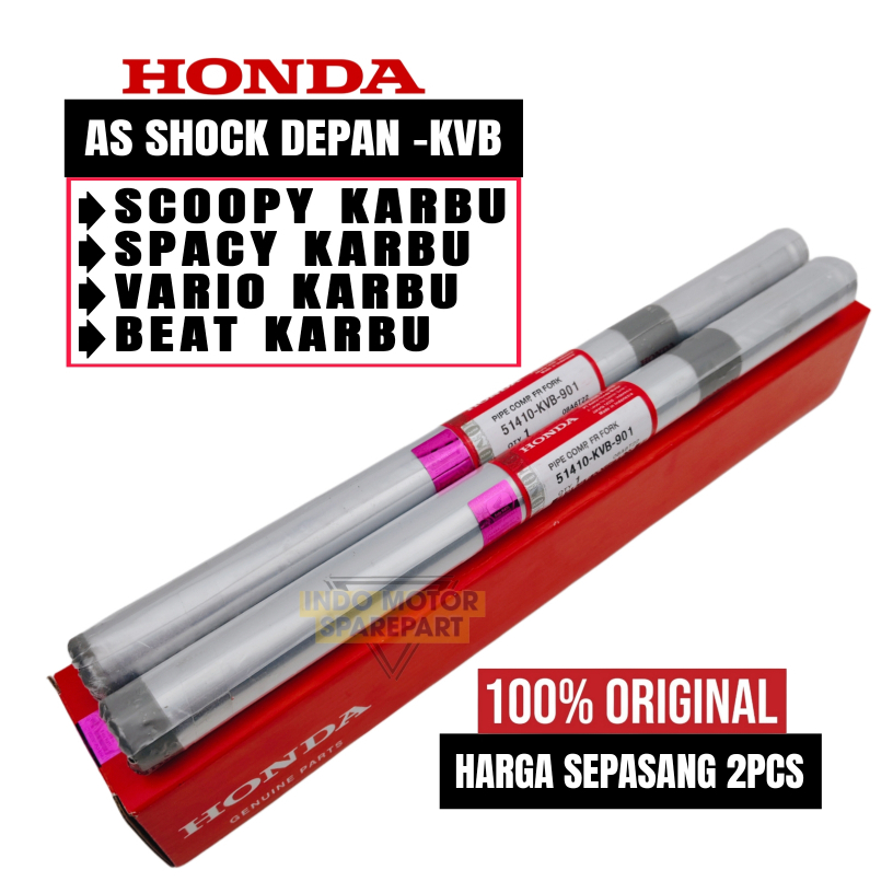 AS SHOCK DEPAN ASLI BEAT KARBU,VARIO KARBU,SCOOPY KARBU,SPACY KARBU ASLI ORGINAL KVB