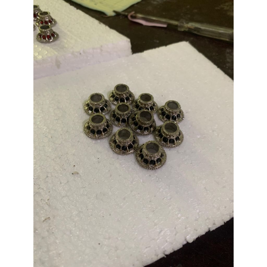 mendak warangka sepuh perak bahan logam termurah