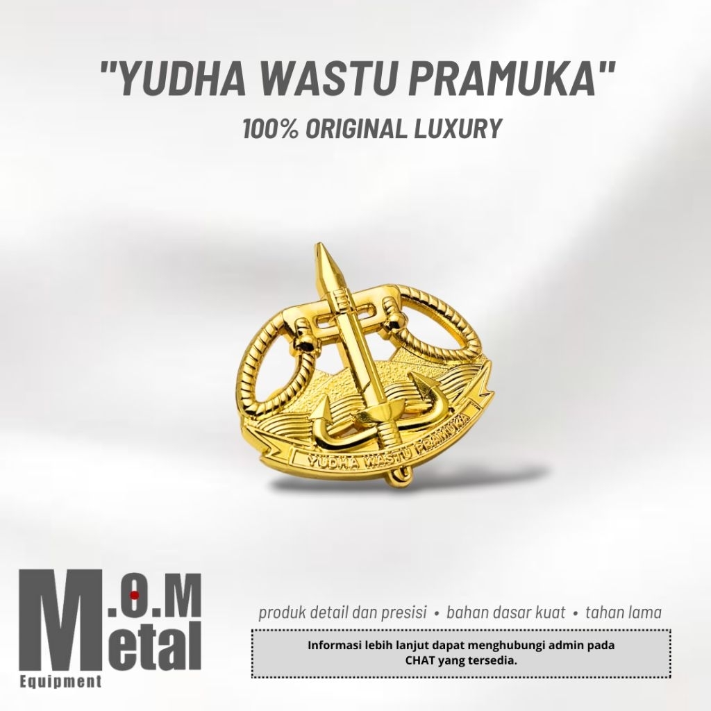 Brevet YUDHA WASTU PRAMUKA (100% Original Luxury) - Tersedia Grosir Brevet untuk Resaler, Brevet TNI