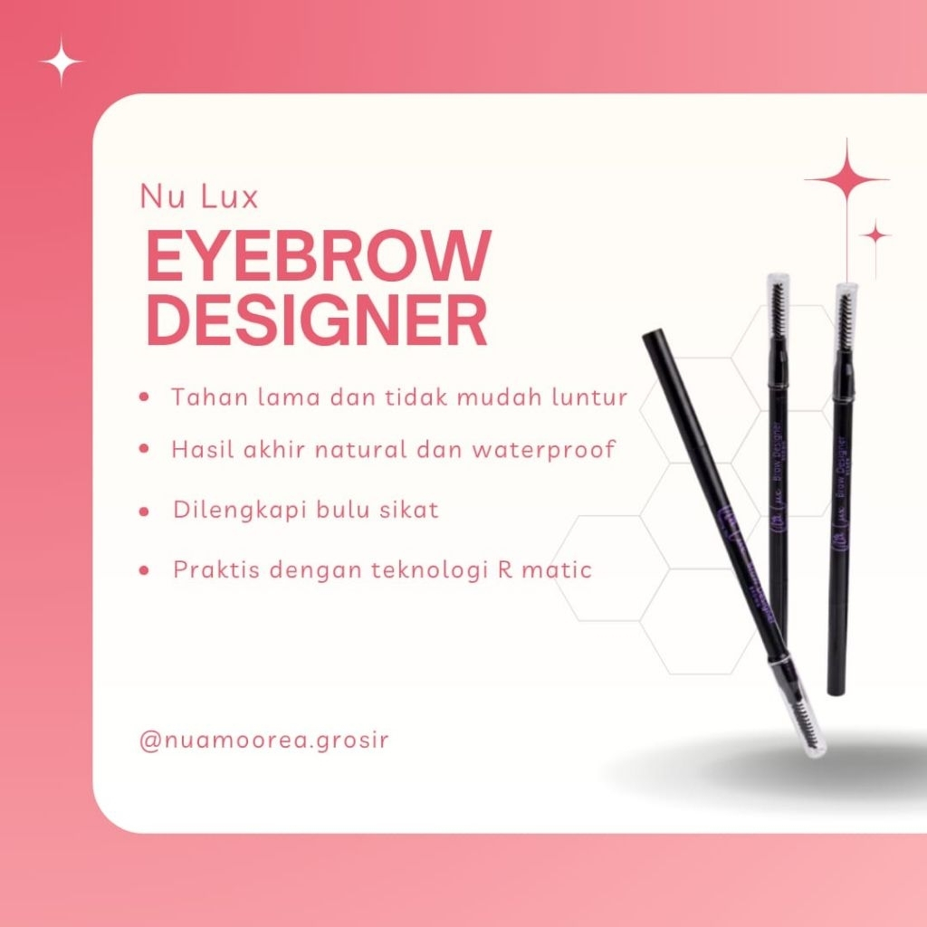 Amoorea NU Lux Eyebrow Designer Nuamoorea Utama