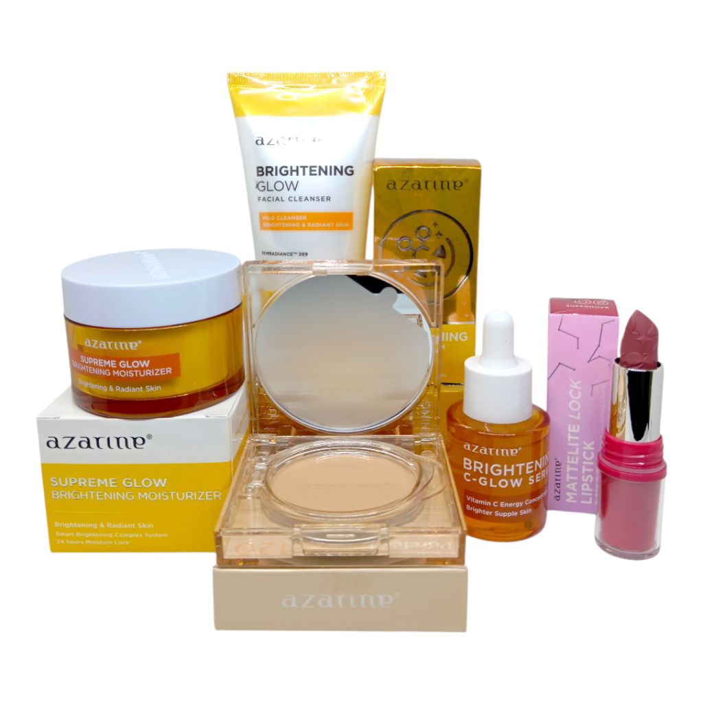 Azarine Paket Skincare/Make Up/Paket Skincare Mencerahkan Kulit Untuk Semua Jenis Kulit