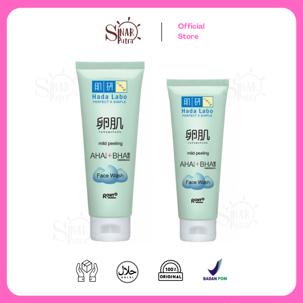 Hadalabo AHA + BHA Face Wash | Sabun Wajah