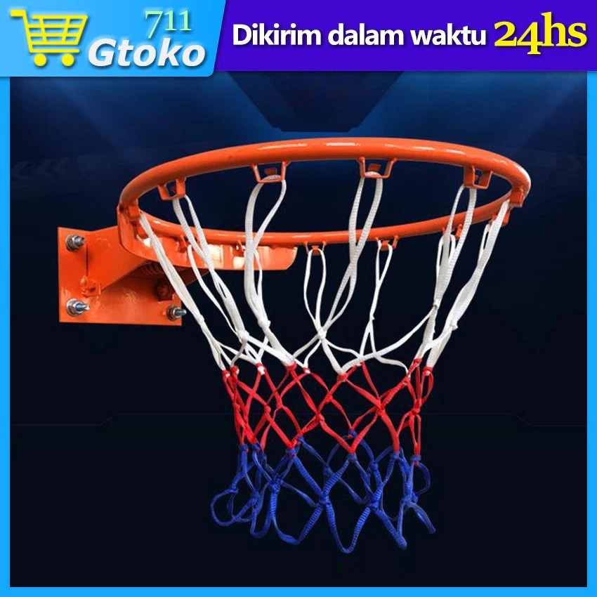 RING BASKET BESI COR BUKAN PIPA KOSONG TEBAL KUAT DIAMETER 40CM