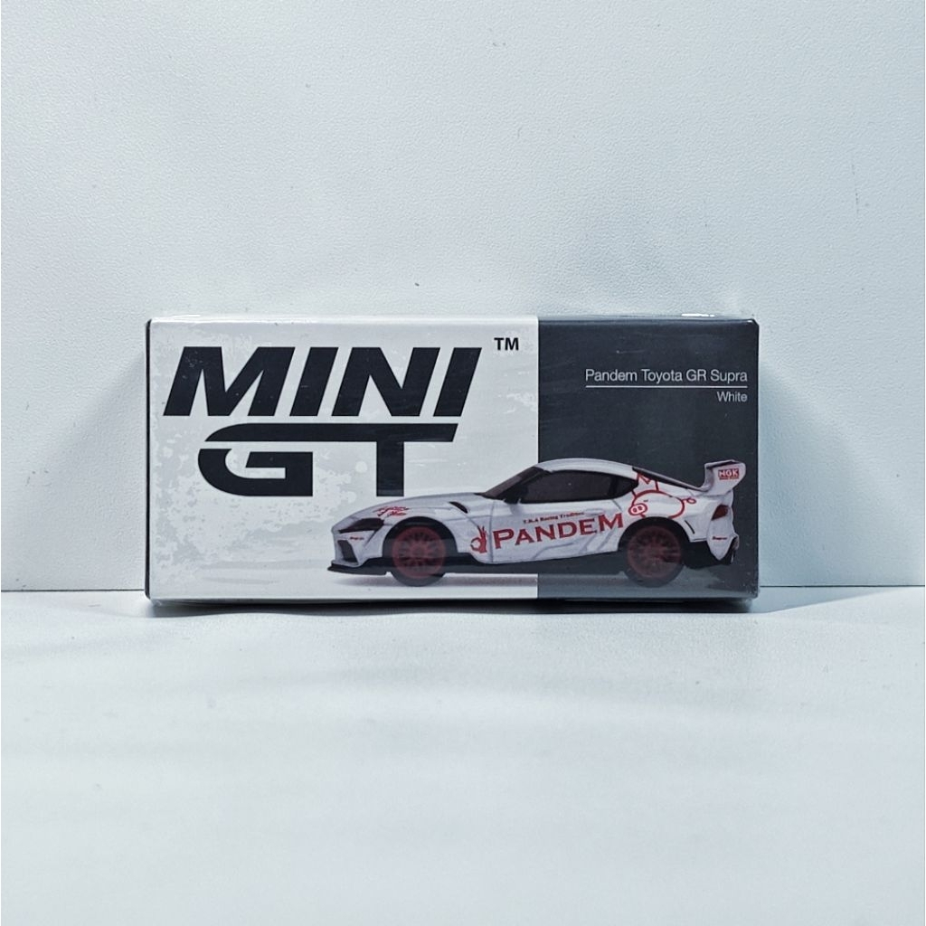 Mini GT 201 Toyota GR Supra Pandem White ToyEast Exclusive Version