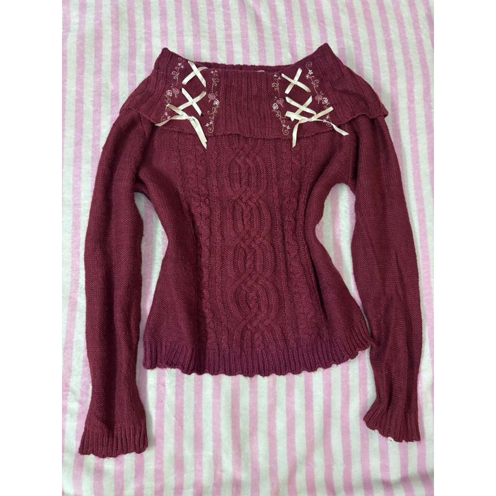 [WAJIB BACA DESK‼️] baju rajut axes femme