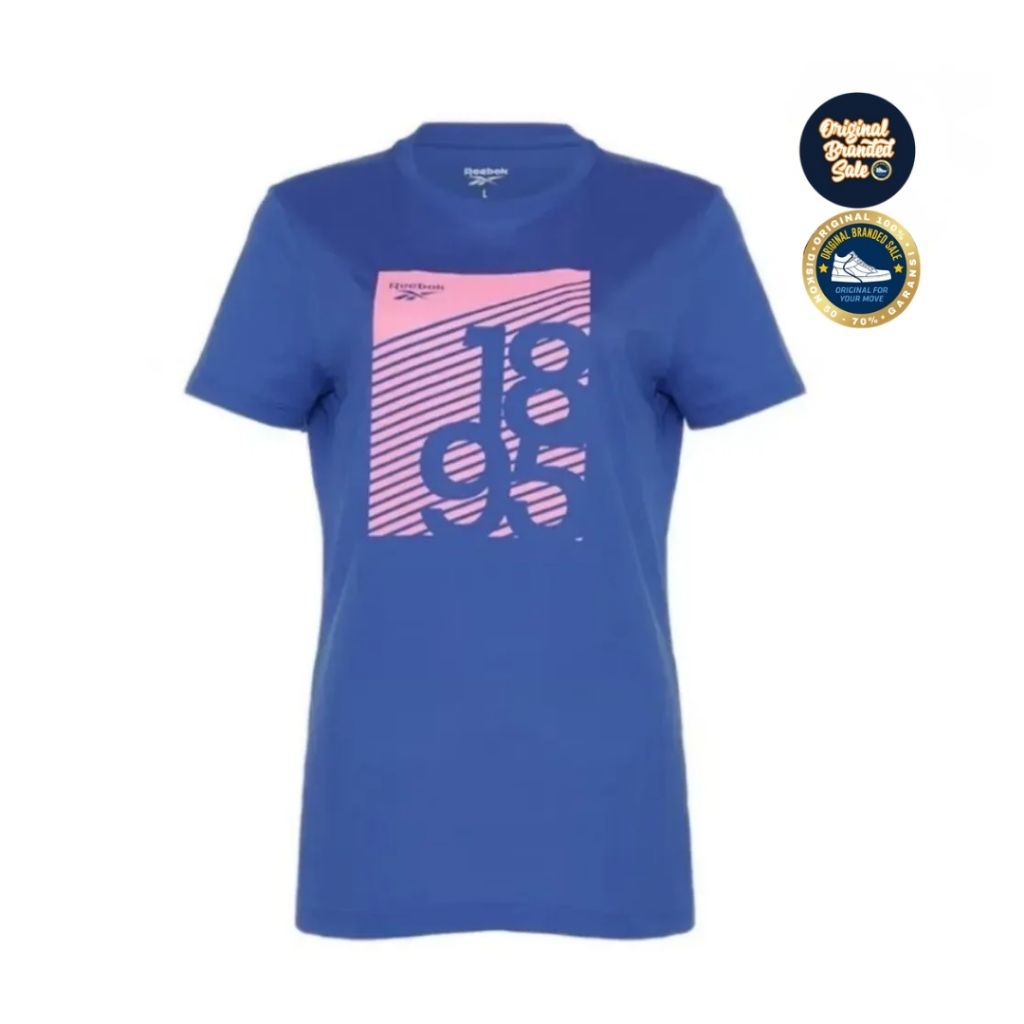 ORIGINAL GARANSI KAOS REEBOK WOMEN T-SHIRT SIZE M/L