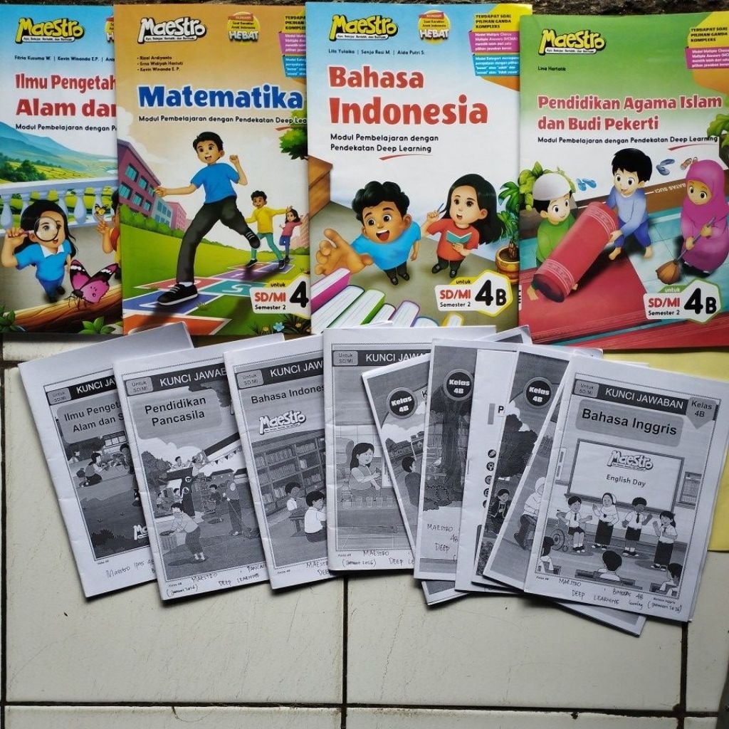 KUNCI LKS KELAS 4 MAESTRO