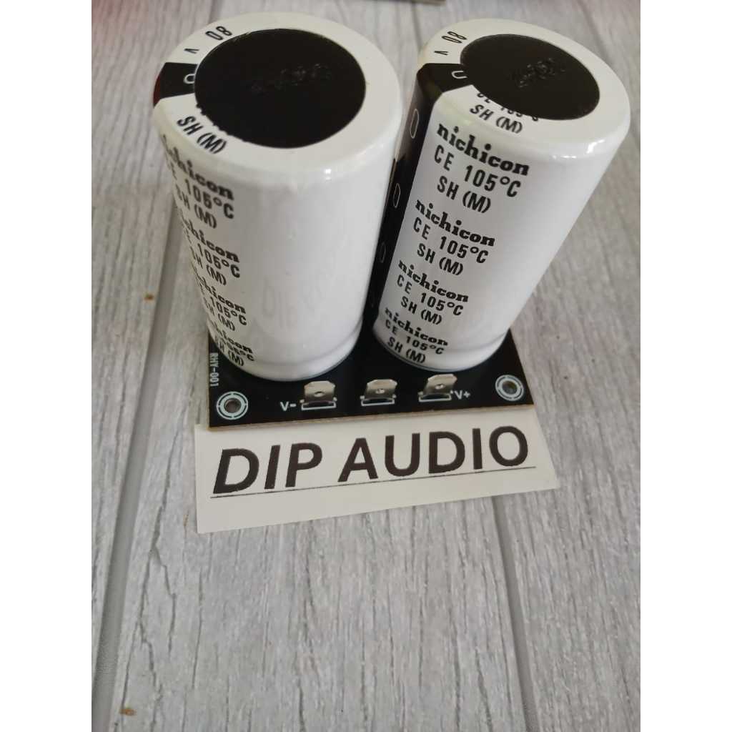 KIT PSU 2 ELCO + ELCO NICHICON PUTIH 10000UF 80V