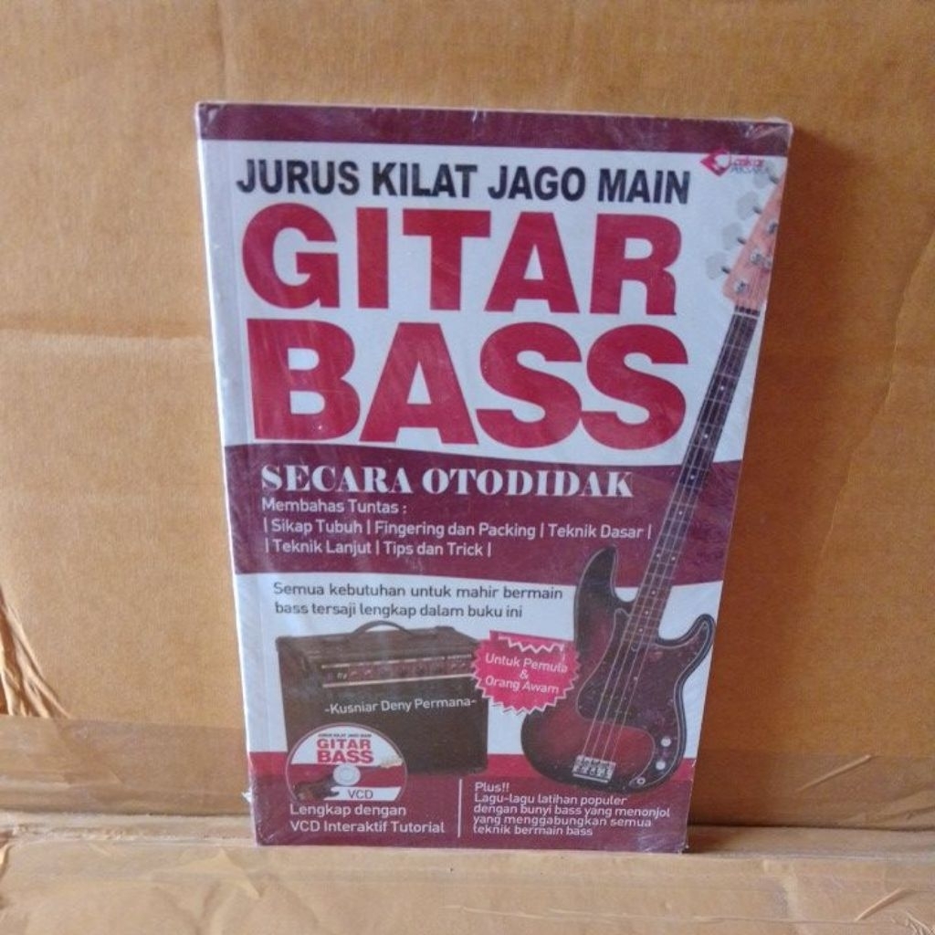 Buku Jurus Kilat Jago Main Gitar Bass Secara Otodidak Seken Original