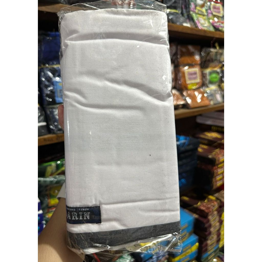 Sarung Darin Special Lembut - Polos - Putih