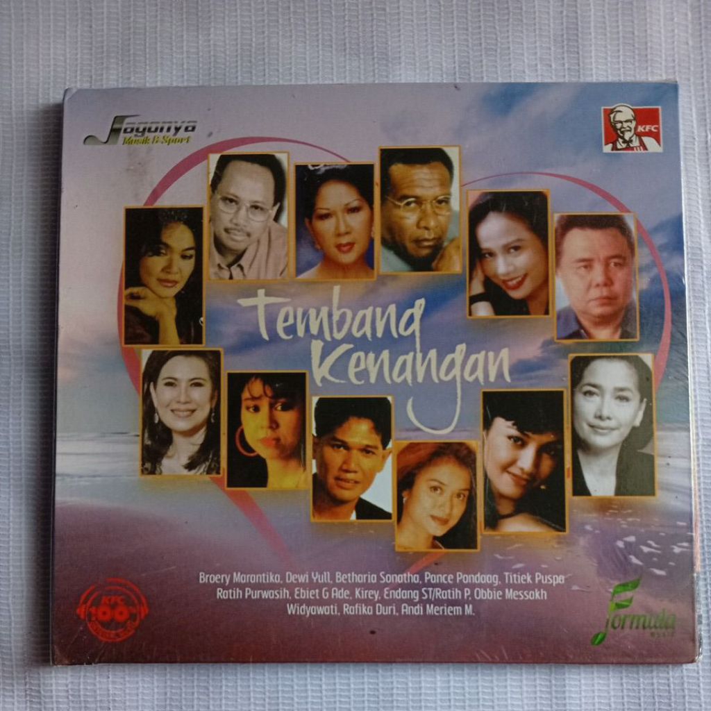 kaset cd audio lagu tembang kenangan broery Marantika, dewi yull, betharia sonatha, pance pondaag, t