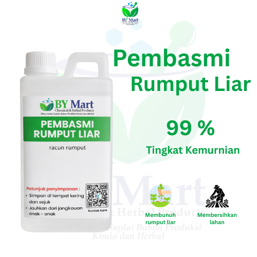 BY KIMIA & HERBAL - Pembasmi Rumput Liar / Racun Rumput / Obat Mematikan Rumput / Obat Rumput
