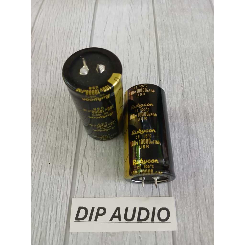 ELCO RUBYCON HITAM FOR AUDIO 10000UF 100V