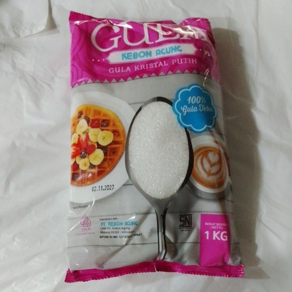 Gula Kristal Putih KEBON AGUNG 1KG