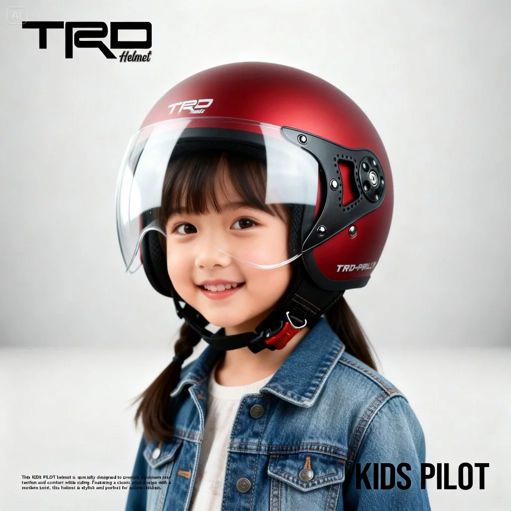 Helm Anak TRD KIDS / Helm Anak Umur 2 - 10 Tahun / Helm Harian anak Kualitas Premium