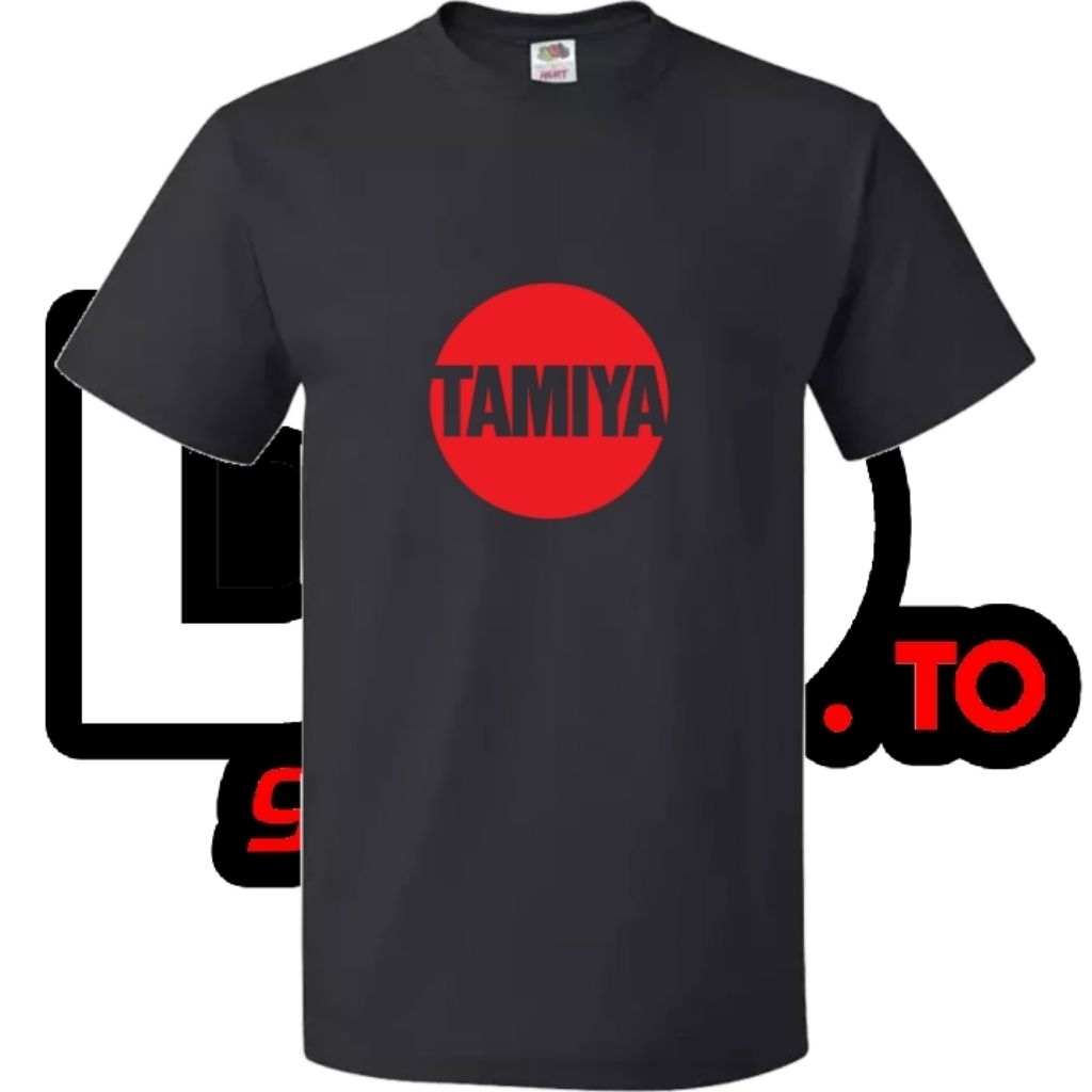 Baju Kaos Tamiya Logo Bulat Merah