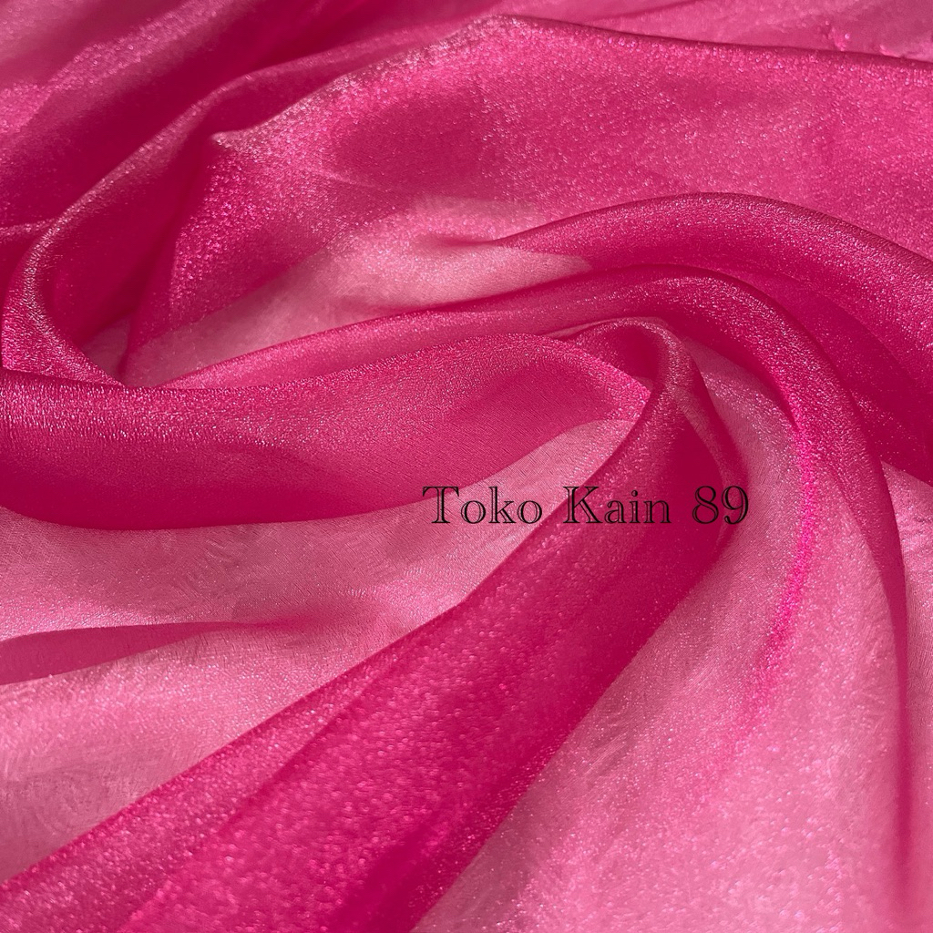 Kain Organza Metalik / Organza Kristal / Organza Glossy / Organza Pearl Pasir