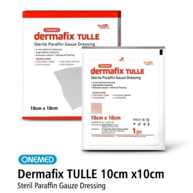 Kasa Steril Dermafix Tulle 10x10cm OneMed / sufratul Steril Eceran