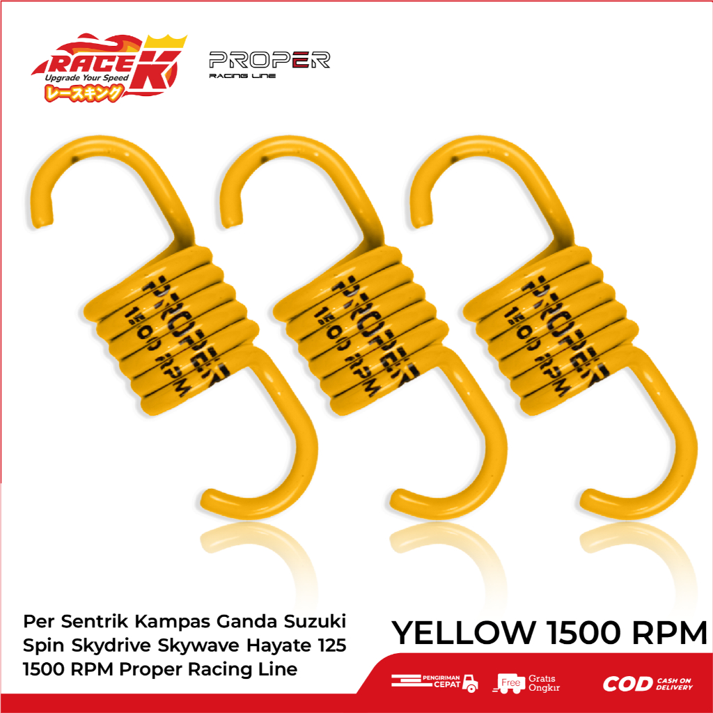 PROPER Per Sentri Sentrik Kopling Kampas Ganda Suzuki Spin Skydrive Skywave Hayate Burgman 125 1500 
