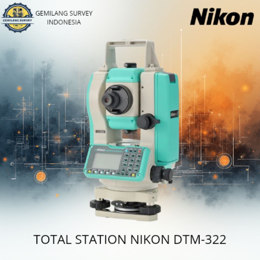 Total Station Nikon DTM-322 Bekas