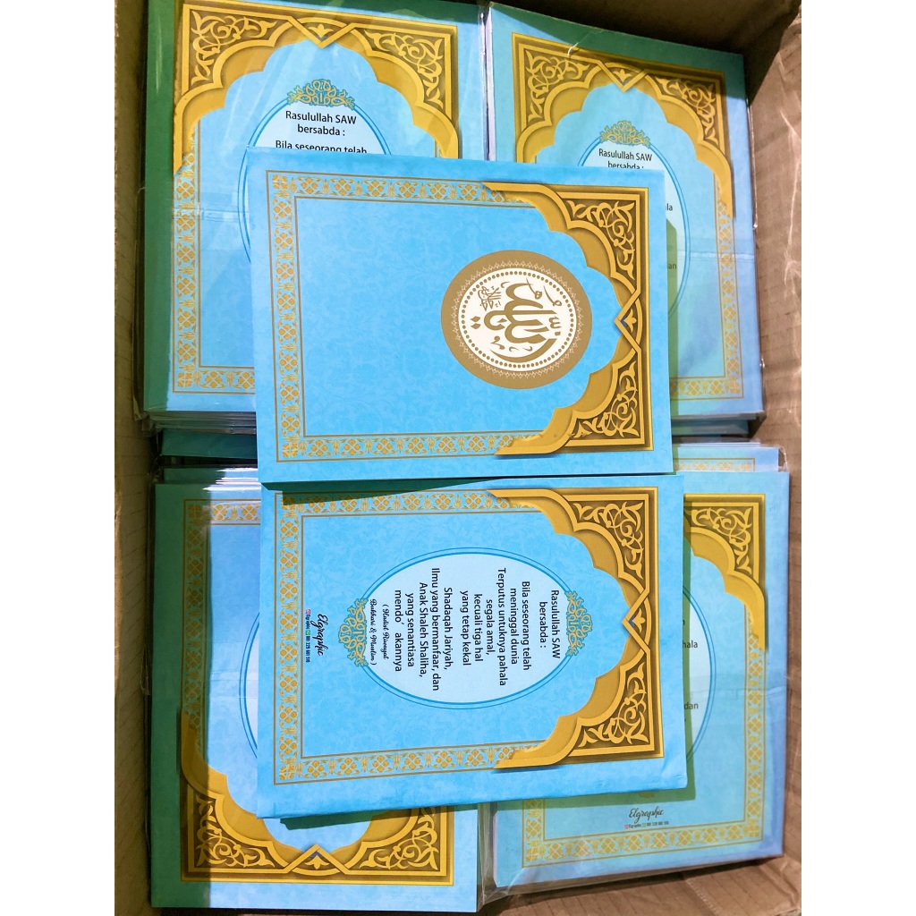 CETAK BUKU YASIN DAN TAHLIL CUSTOM SOFTCOVER + HARDCOVER LENGKAP FOTO ALMARHUM  YASIN DAN TAHLIL HAR