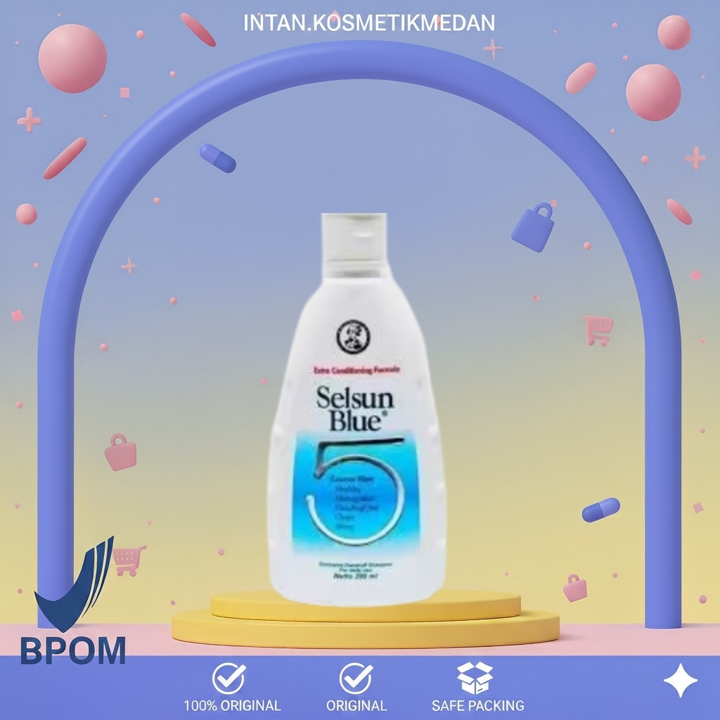 SELSUN BLUE 5 Shampoo 50ml & 120ml | Shampo Selsun Blue Five | Sampo Anti Ketombe