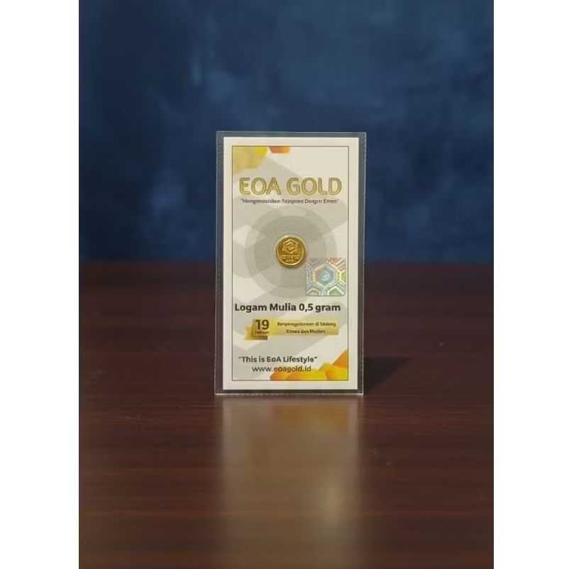 EOA Gold 0,5gr Logam Mulia | Souvenir, Hadiah, Kado