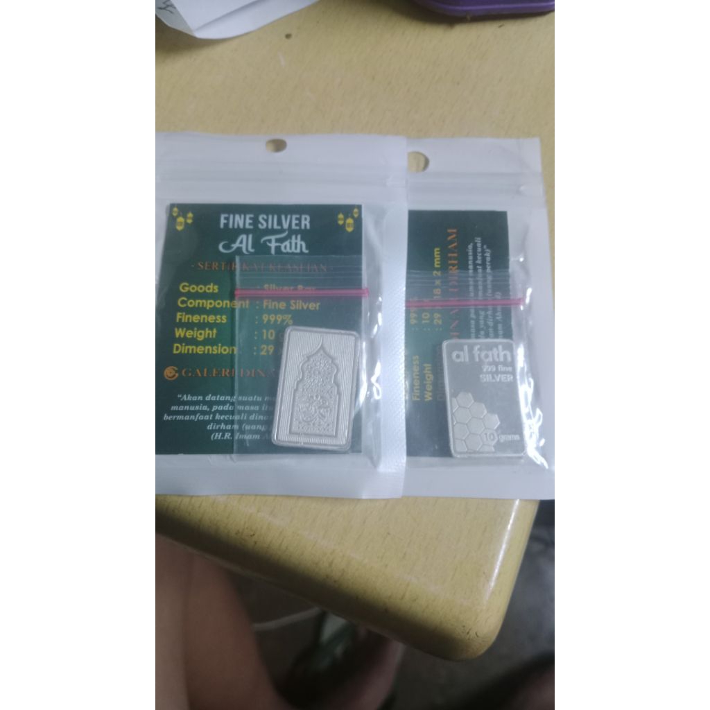 Perak SRH & Al Fath 10 Gram