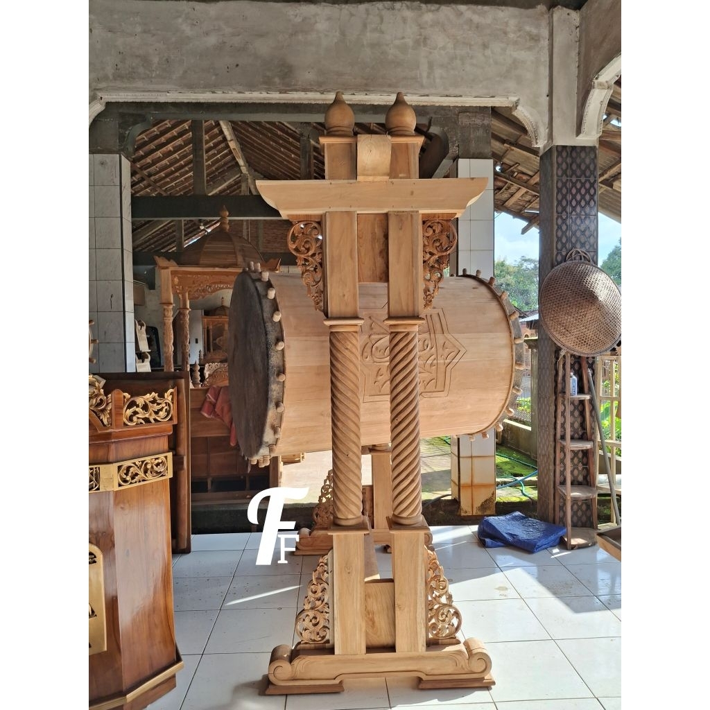 bedug masjid kayu jati bedug jati
