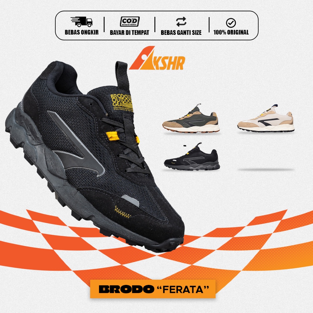 BRODO SEPATU SNEAKERS BRODO FERATA UNISEX PRIA WANITA