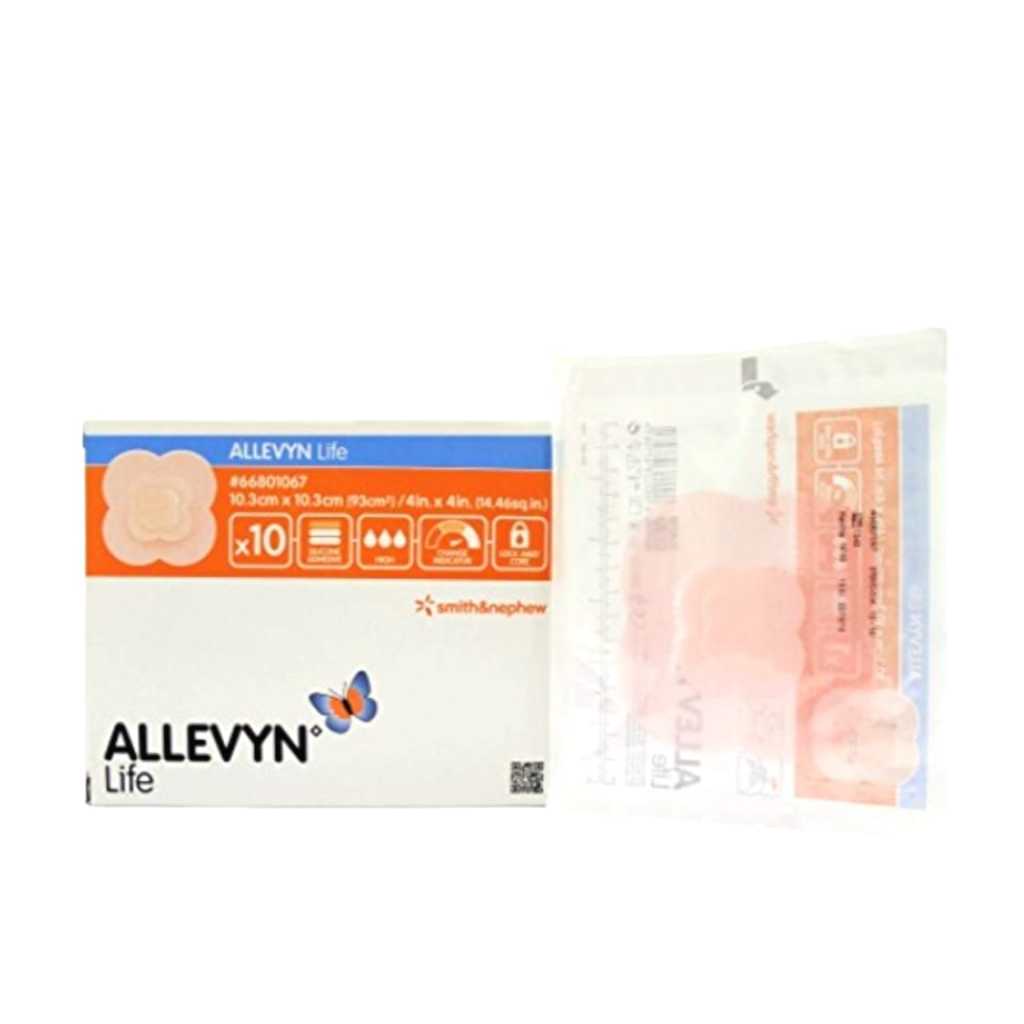 Allevyn Life 10.3 x 10.3 cm Allevyn Life 15,4 x 15,4 cm Allevyn Life sacrum 21.6x23 cm