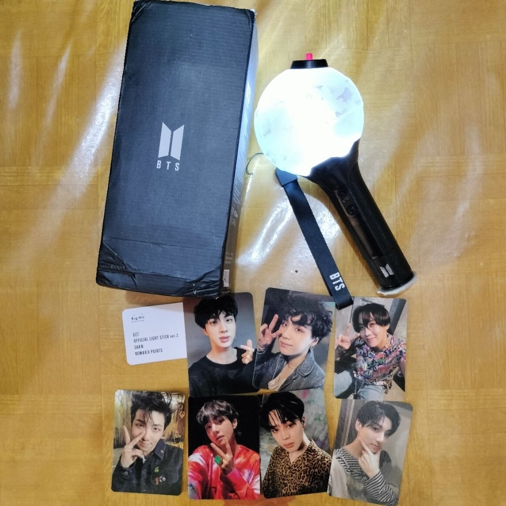 READY UNOFFICIAL LIGHTSTICK BTS V3 ARMY BOMB V3 PRELOVED