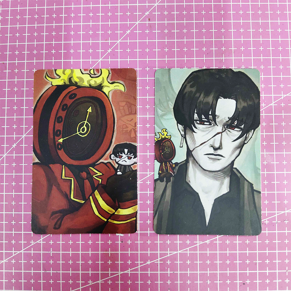 [LIMBUS COMPANY] Dante and Vergilius Photocard by KOMBUCHEERS