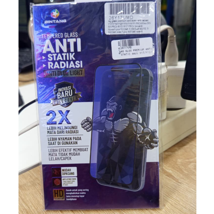 AG GLSS PREMIUM ANTI STATIC ANTI RADIASI SAMSUNG A71/A80/NOTE 20/M51/A21S/A72(4G/5G)/F62/F55/M55/M55