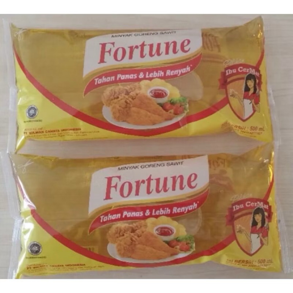 1 DUS 500 ML) FORTUNE MINYAK GORENG KELAPA SAWIT 500 ML BANTAL