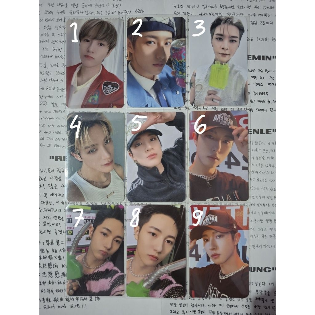 wts aab pc photocard nct dream 127 mark renjun jeno haechan jaemin chenle jisung real city jenkut ku