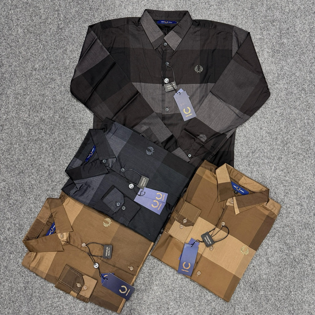 KEMEJA PRIA BRANDED ORIGINAL HIGH QUALTY 100%