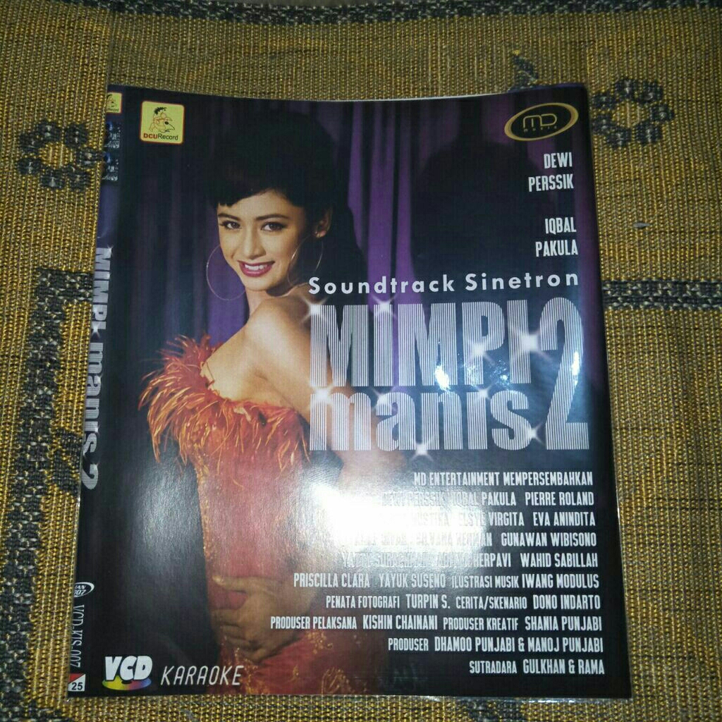 vcd karaoke mimpi manis soundtrack vol 2 dewi perssik
