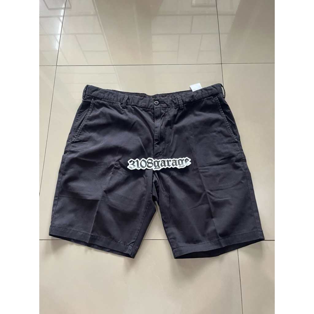 Celana pendek pants mens pria casual uniqlo chino shorts sz XL used second rileks short