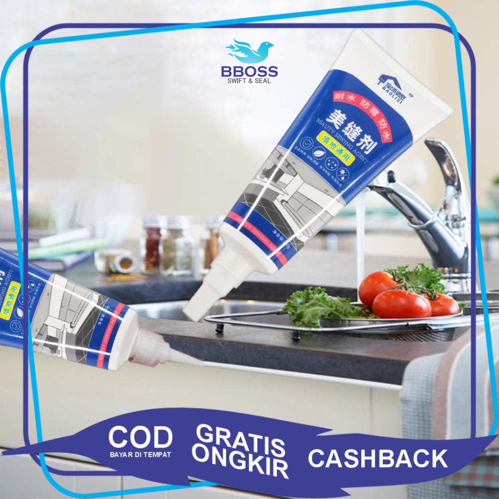 [BBOSS] Lem Nat Keramik Anti Bocor Waterproof Sealant - Lem Nat Keramik Anti Jamur - Tile Reform