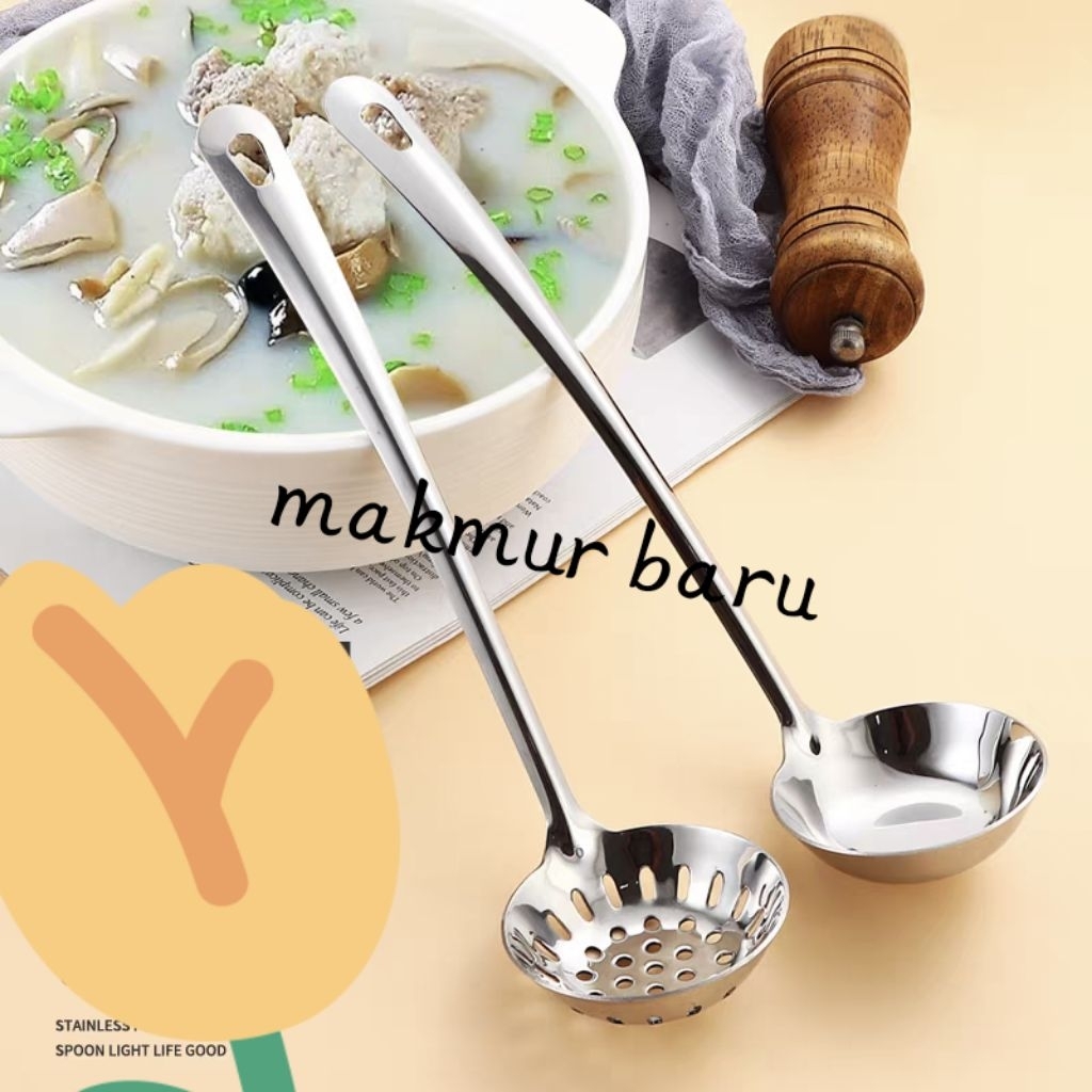 Irus Mangkok / Irus Lubang Mangkok Stainless Tebal