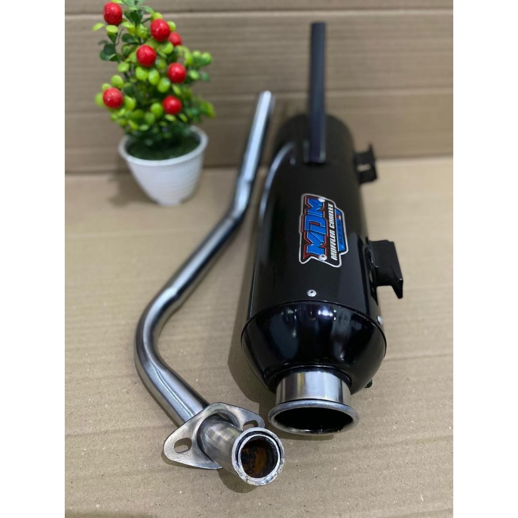 Knalpot STD Racing MDM Shijiro Moncong Kinochi, BEAT, SCOOPY, GENIO, MIO, X-RIDE, VARIO, Bass Adem