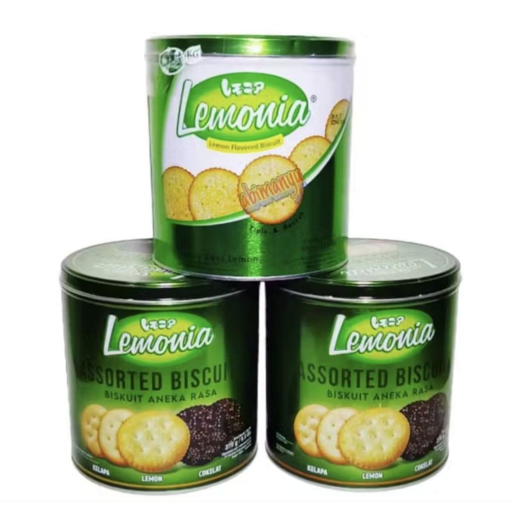 Biskuit Nissin LEMONIA kaleng