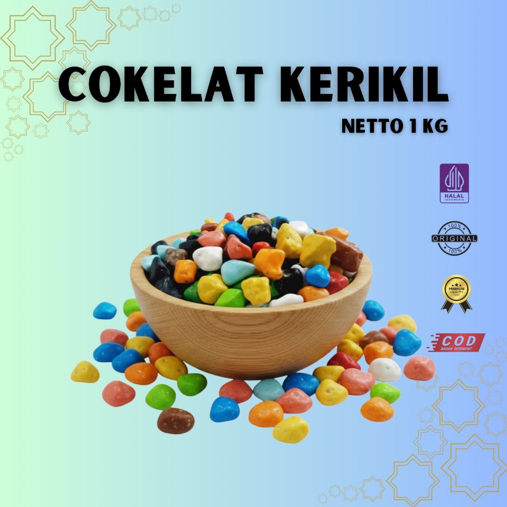 COKELAT KERIKIL ARAB Cokelat Renyah Lembut Lumer, Cokelat Kerikil Arab 1 Kg