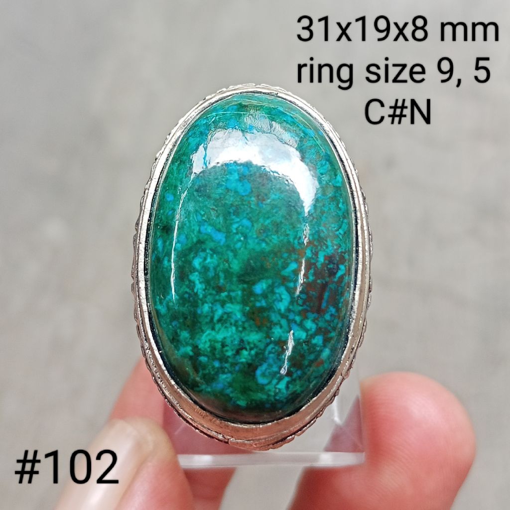 batu natural tourquise Hubei, batu pirus Hubei #102